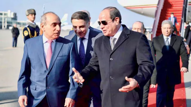 السيسي يواصل جولته الآسيوية بزيارة أذربيجان 